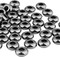 Natural Gemstone Beads for Jewelry Making, Rondelle Large Hole Loose Beads Pack of 15,Hematite(8x14 mm)